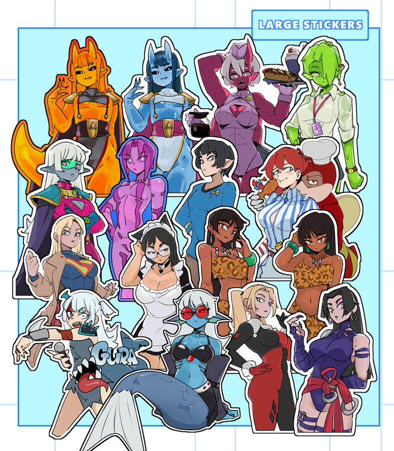 Large Stickers