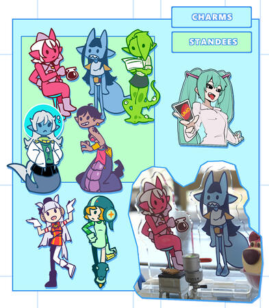 Charms and Standees