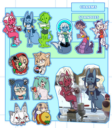 Charms and Standees